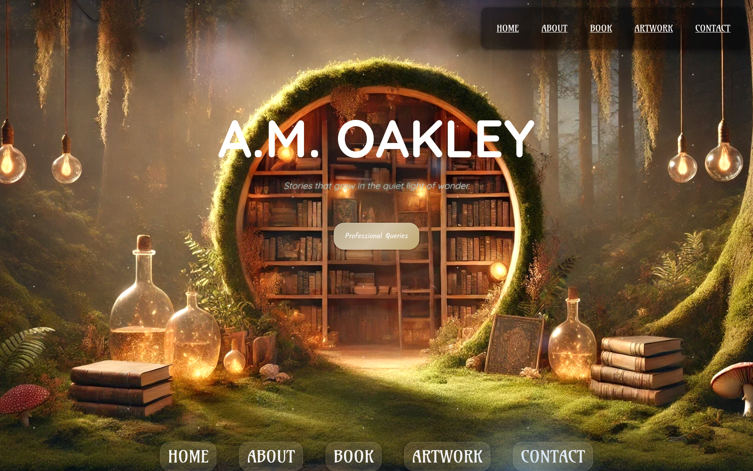 A.M. Oakley - Project Screenshot